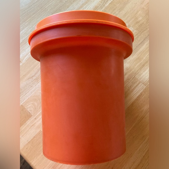 3, 1970’s Rubbermaid nesting food storage canisters orange floral design - Picture 14 of 15